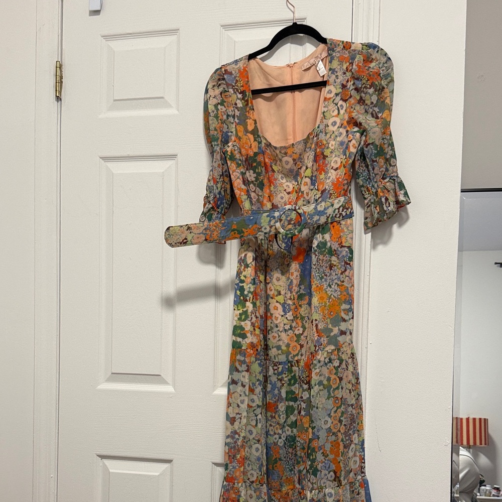 Hutch Floral Long Sleeve Dress - Multicolor